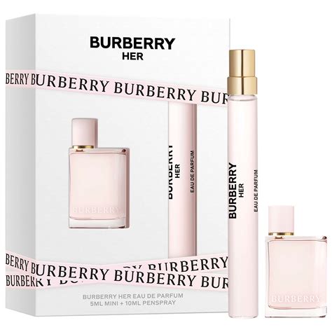 burberry mini her|burberry her perfume mini set.